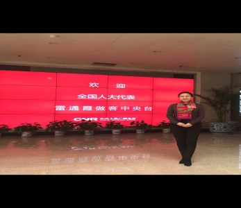 中央人民广播电台专访全国人大代表雷通霞